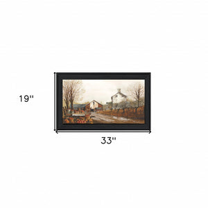 HomeRoots Autumns Autumn's Bounty Framed Print Wall Art - Elegant Seasonal Décor for Your Home or Office Walls 404953