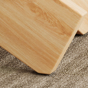 English Elm Circular Tempered Glass Round Coffee Table with Wood Tone Mdf Legs for Modern Living W1151P146792
