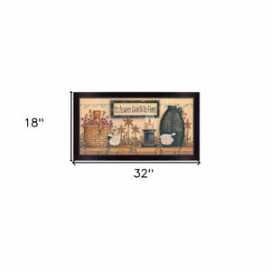 HomeRoots Its Always Good to Be Home Framed Wall Art - Modern Typography Print for Stylish Home Décor 405292