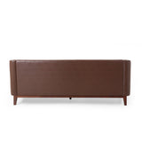 Christopher Knight Home® - Noble House - - Mirod 81'' Pu Sofa,Tufted Back,Solid Wood Legs,Living Room And Study