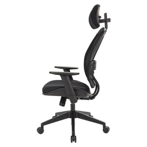 OSP Home Furnishings Professional Airgrid Ergonomic Office Chair with Lumbar Support and Breathable Mesh Back 55403