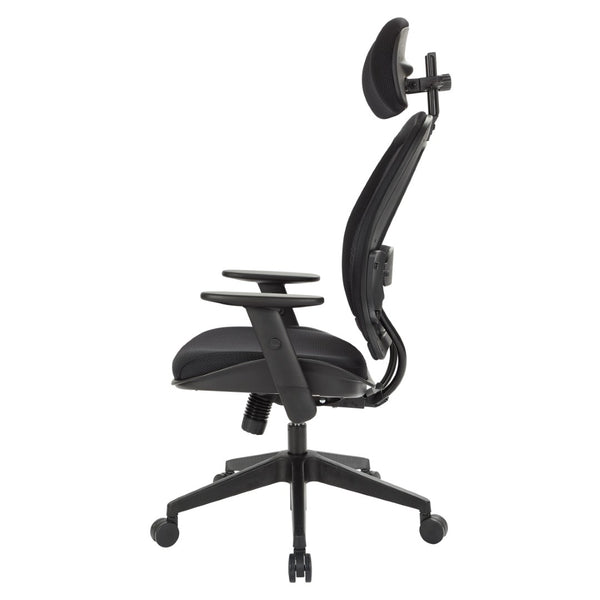 OSP Home Furnishings Professional Airgrid Ergonomic Office Chair with Lumbar Support and Breathable Mesh Back 55403
