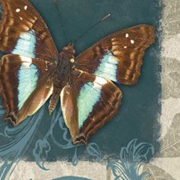 HomeRoots Set of Three Elegant Butterfly Prints in White Frames – Modern Wall Art for Any Space Decor 405651