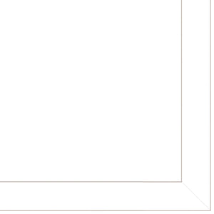 Homeroots Set Of Two Retro White Framed Print Wall Art  Mdf Paper Print Texture 405656