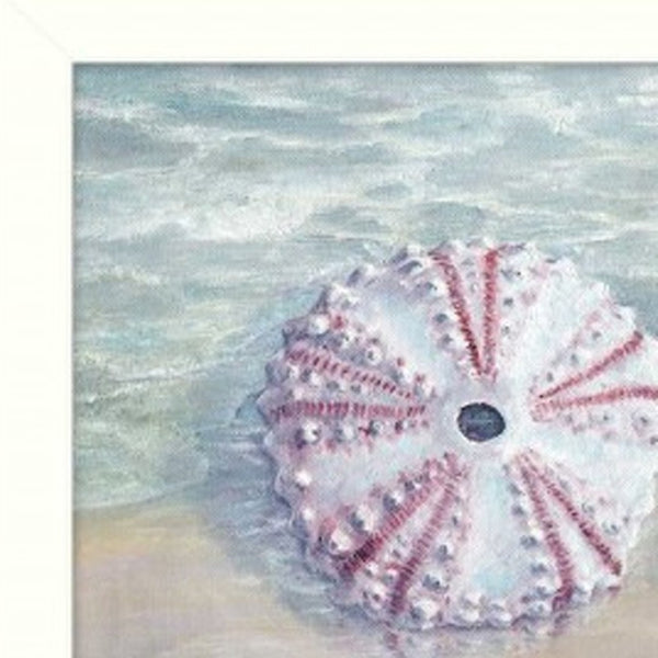 HomeRoots Set of Three Shells I Elegant White Framed Coastal Wall Art for Bathroom & Home Décor Refresh 405679