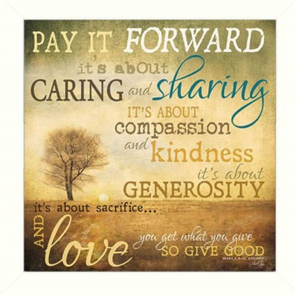 Homeroots Set Of Two Meaning 1 White Framed Print Wall Art  Mdf Paper Print Texture 405692