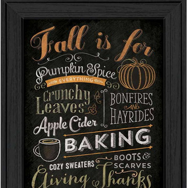 Homeroots Set Of Two Pumpkin Patch Black Framed Print Wall Art  Mdf Paper Print Texture 405694