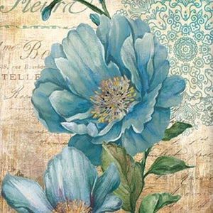 Homeroots Set Of Two Paris Floral Postcard White Framed Print Wall Art  Wood Product Paper Print Uv Coating 405712