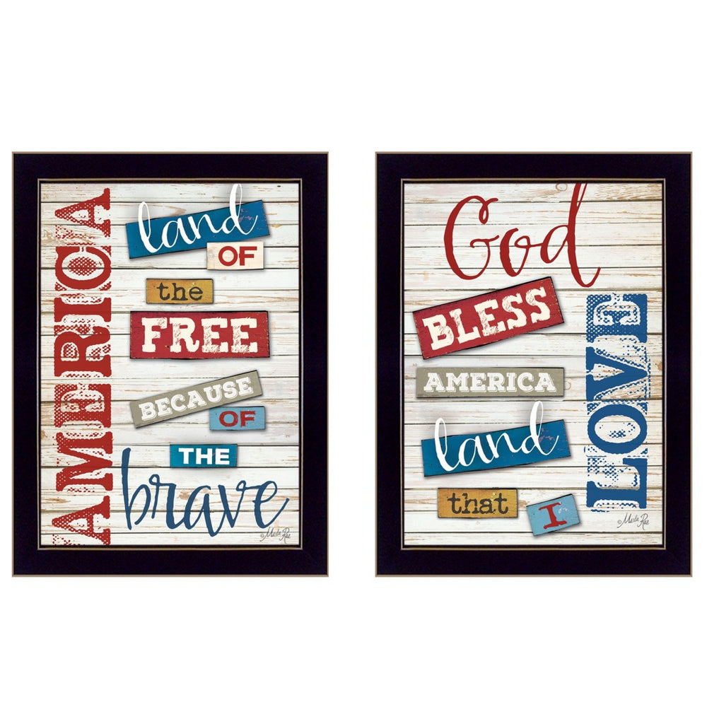 HomeRoots Set of Two Black Framed Print Wall Art - Contemporary Decor for Living Room, Bedroom, Office Spaces 405734