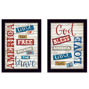 HomeRoots Set of Two Black Framed Print Wall Art - Contemporary Decor for Living Room, Bedroom, Office Spaces 405734