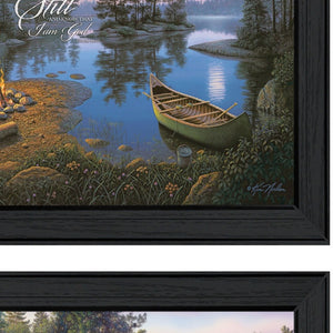 HomeRoots Set of 2 Framed Block-Print Art Pieces – Vibrant Decor for Home, Office & Gallery-Ready Style 405781