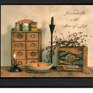 HomeRoots Set of 2 Rectangle Paper Prints - U.S. States & Territories Art in Sleek Black Frames for Modern Decor 405799