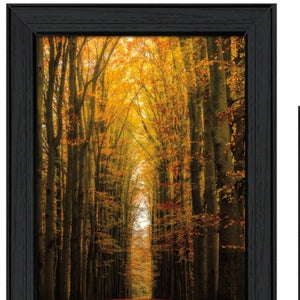 HomeRoots Set of 2 Stylish Framed Paper Prints - Modern Countryside Decor for Any Room, Ready to Hang 405816