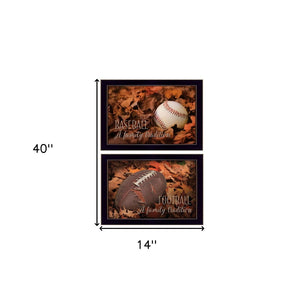 HomeRoots Set of 2 Framed Rectangle Prints – Stylish Wall Art for Home Décor, Perfect for Any Room or Style! 405817