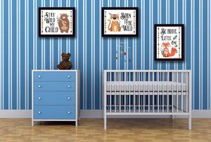HomeRoots Set of 3 Contemporary Framed Rectangle Art Prints - Stylish Wall Décor for Modern Spaces 405846