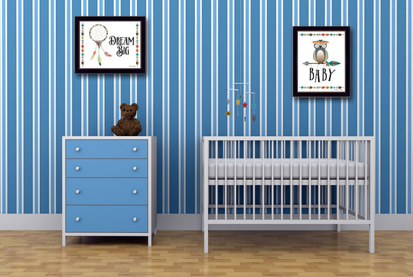 HomeRoots Set of 3 Rectangle Paper Owl Prints – Whimsical Wall Art for Modern Home Décor & Style Upgrade 405848