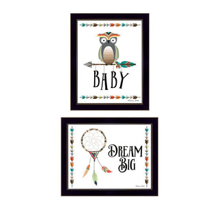 HomeRoots Set of 3 Rectangle Paper Owl Prints – Whimsical Wall Art for Modern Home Décor & Style Upgrade 405848
