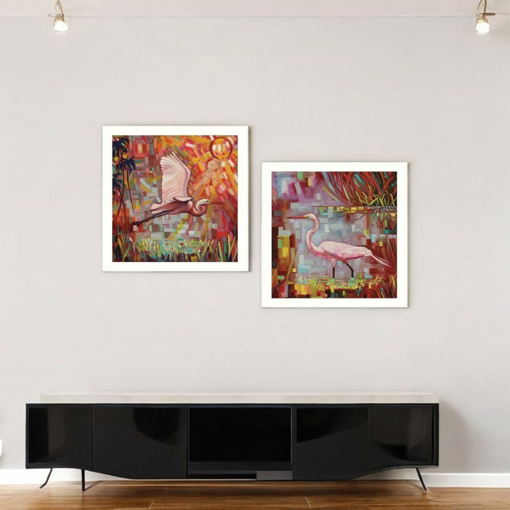 HomeRoots Set of 2 Coastal-Inspired Framed Prints for Stylish Home Décor - Modern Beach Aesthetic Art 405853