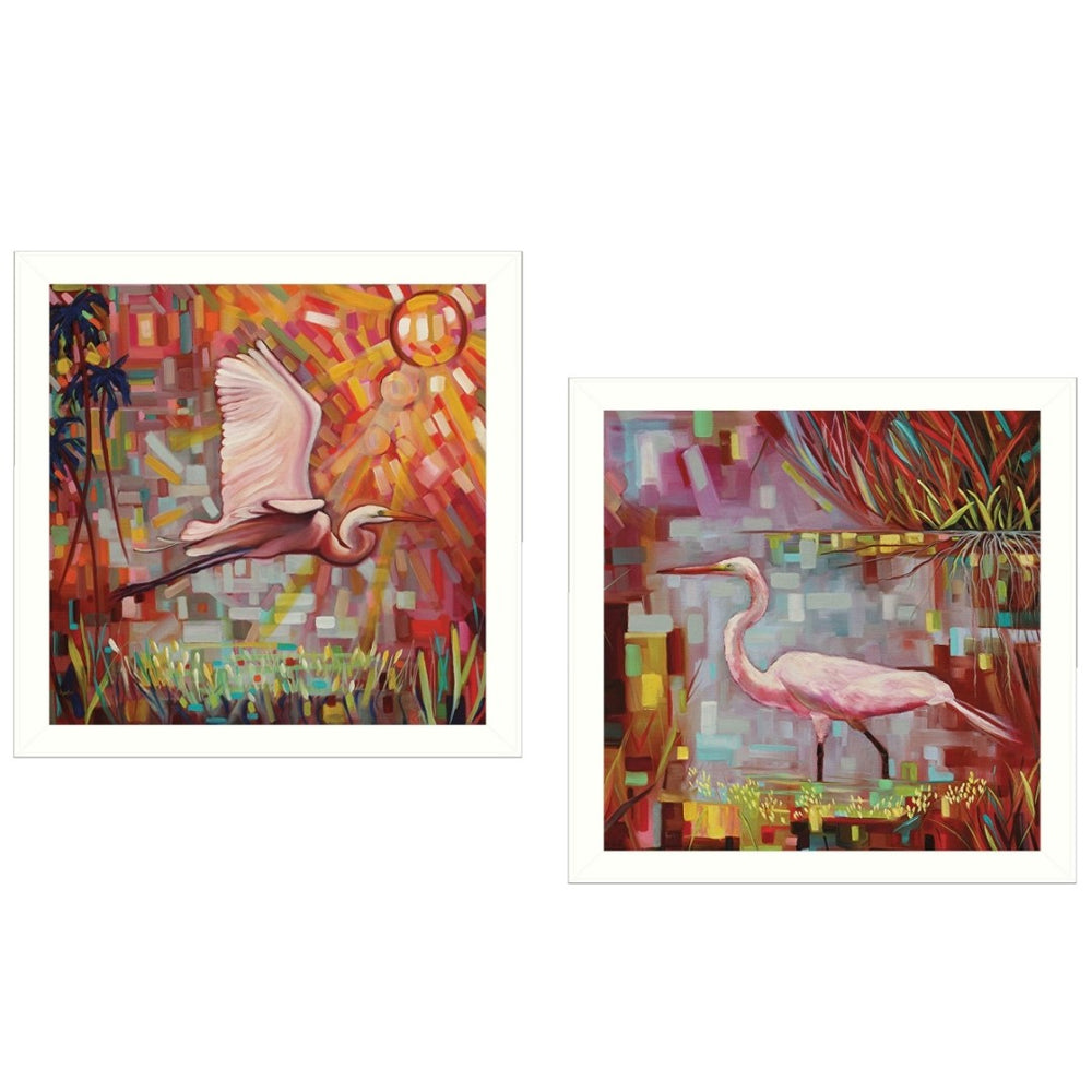 HomeRoots Set of 2 Coastal-Inspired Framed Prints for Stylish Home Décor - Modern Beach Aesthetic Art 405853