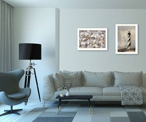 HomeRoots Set of 2 Framed Coastal Art Prints – Beach & Ocean Inspired Wall Decor for Stylish Interiors 405886