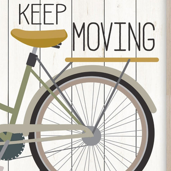 Homeroots Set Of Two Pedal It Out 1 Brown Framed Print Wall Art  Wood Paper And Texture 405899