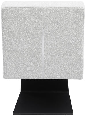 Zeal Cream Boucle Fabric Accent Chair 405Cream Meridian Furniture