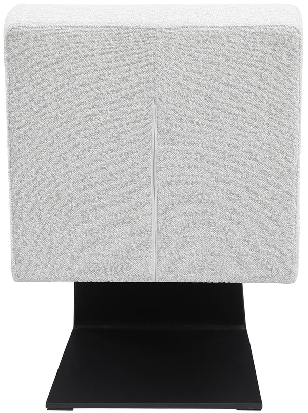 Zeal Cream Boucle Fabric Accent Chair 405Cream Meridian Furniture