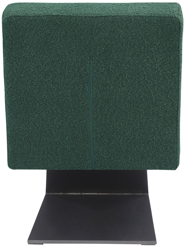 Zeal Green Boucle Fabric Accent Chair 405Green Meridian Furniture
