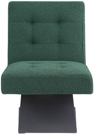Zeal Green Boucle Fabric Accent Chair 405Green Meridian Furniture