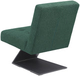 Zeal Green Boucle Fabric Accent Chair 405Green Meridian Furniture