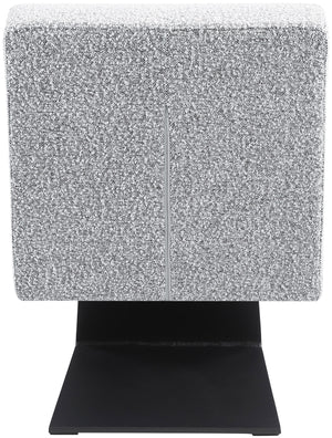 Zeal Grey Boucle Fabric Accent Chair 405Grey Meridian Furniture