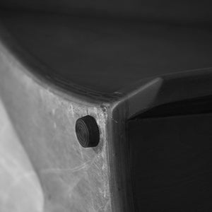 English Elm 53" Round Marble Dining Table – Elegant Sintered Stone Top With Black Solid Wood Base For 6 People W1535S00379