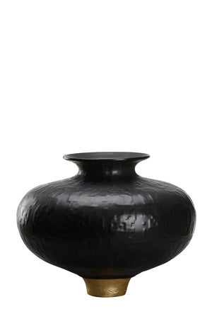 Tippy Vase Black, Gold 385754 Chelsea House