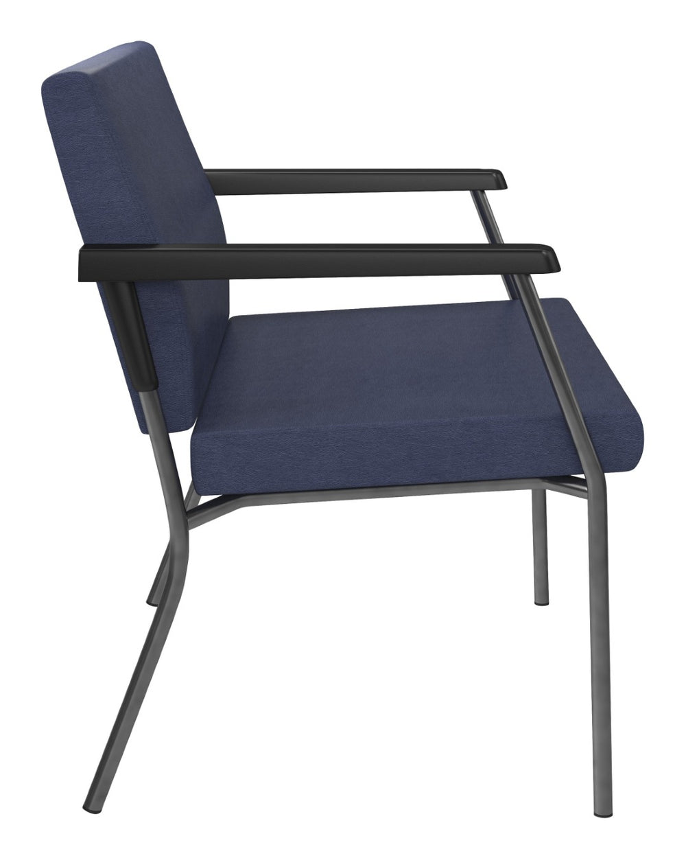 OSP Home Furnishings Bariatric Big and Tall Guest Chair with Reinforced Steel Frame for Medical Waiting Rooms Batik BC9603-K007