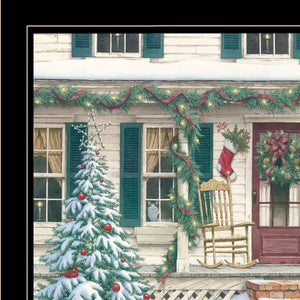 HomeRoots Set of Two Framed "Come Home for Christmas" Art Prints - Perfect Holiday Wall Décor Gift Idea! 406036