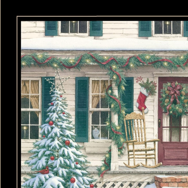 HomeRoots Set of Two Framed "Come Home for Christmas" Art Prints - Perfect Holiday Wall Décor Gift Idea! 406036