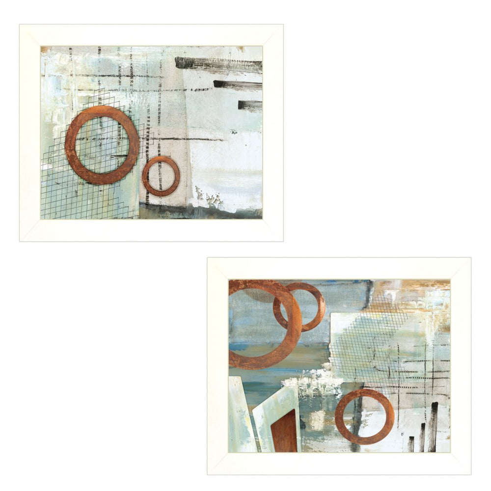 HomeRoots Set of Two Framed Prints - Modern Minimalist Wall Art for a Stylish Home Gallery Refresh! 406049