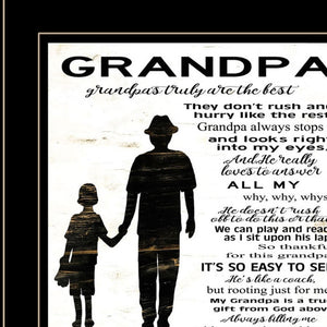 Homeroots Set Of Two My Grandparents Are The Best 1 Black Framed Print Wall Art  Paper,Wood 406055
