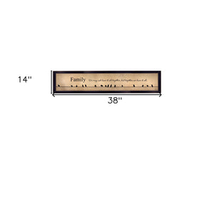 Homeroots Set Of Two Together Blessed We Have It All 2 Black Framed Print Wall Art  Paper,Wood 406065