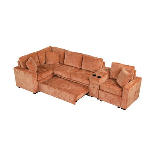 English Elm Swivel Barrel Accent Chair Chenille Tufted Round Club Seat for Living Room Lounge N719S002260G