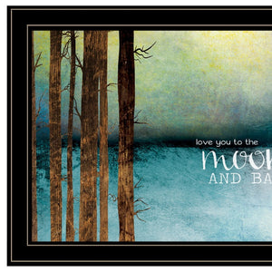 Homeroots Set Of Two Love Or Home 1 Black Framed Print Wall Art  Paper,Wood 406101