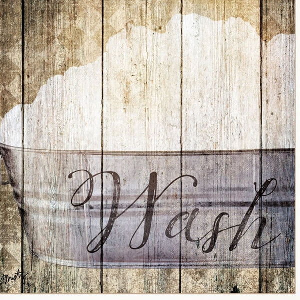 HomeRoots Set of Three Wash Framed Prints for Modern Bathroom Decor - Stylish Wall Art Trio for Any Space 406121