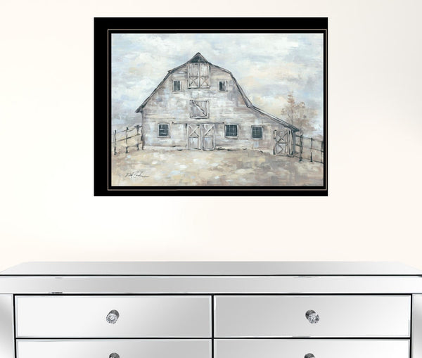 Homeroots Set Of Two True Spirit Horses 2 Black Framed Print Wall Art  Wood Paper 406143