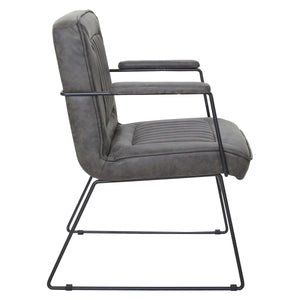 OSP Home Furnishings GT Chair Charcoal