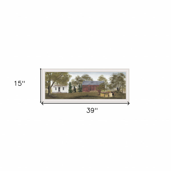 Homeroots Sweet Corn For Sale 2 White Framed Print Wall Art  Wood Product Paper Print Uv Coating 406365