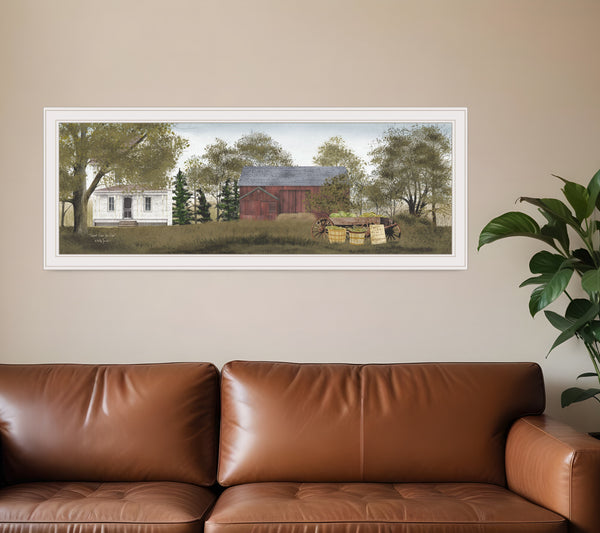 Homeroots Sweet Corn For Sale 2 White Framed Print Wall Art  Wood Product Paper Print Uv Coating 406365