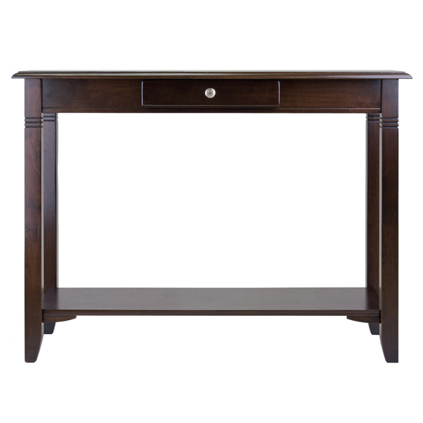 Winsome Wood Nolan Console Table - Elegant Cappuccino Finish, Chic Design, Perfect For Storage & Home Decor Cappuccino Solid ,Composite Wood 40640-winsome-wood