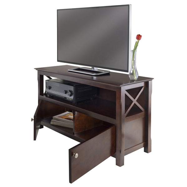 Winsome Wood Xola Cappuccino Tv Stand - Stylish Media Center With Ample Storage For Up To 46" Tvs, Easy Assembly Cappuccino Solid ,Composite Wood 40643-winsome-wood