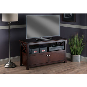 Winsome Wood Xola Cappuccino Tv Stand - Stylish Media Center With Ample Storage For Up To 46" Tvs, Easy Assembly Cappuccino Solid ,Composite Wood 40643-winsome-wood