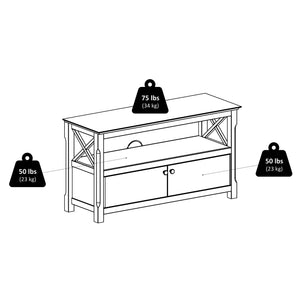 Winsome Wood Xola Cappuccino Tv Stand - Stylish Media Center With Ample Storage For Up To 46" Tvs, Easy Assembly Cappuccino Solid ,Composite Wood 40643-winsome-wood